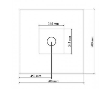 Душевая кабина Wasserfalle W-9701 90х90