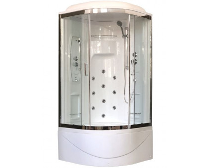 Душевая кабина Royal Bath RB 100NRW-T-CH 100х100 см, с прозрачными стеклами