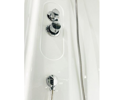 Душевая кабина Royal Bath RB 90BK2-M 90х90 см, с матовыми стеклами