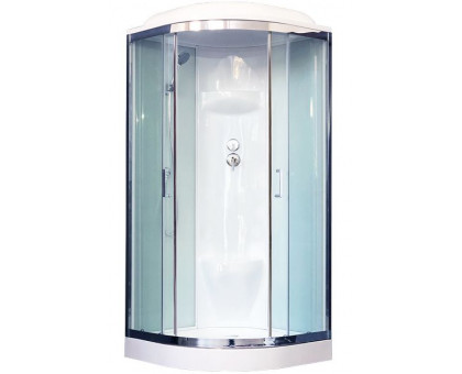 Душевая кабина Royal Bath RB 100HK6-WT-CH 100х100 см, с прозрачными стеклами