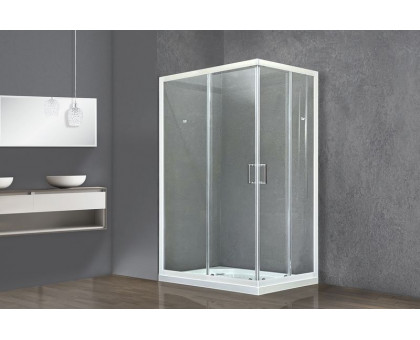 Душевой уголок Royal Bath RB HPD-T 100х80 см, с прозрачными стеклами